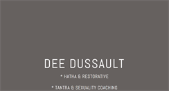 Desktop Screenshot of deedussault.com